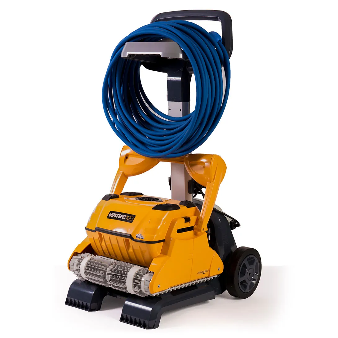 Maytronics Dolphin Wave 100 CB on commercial caddy