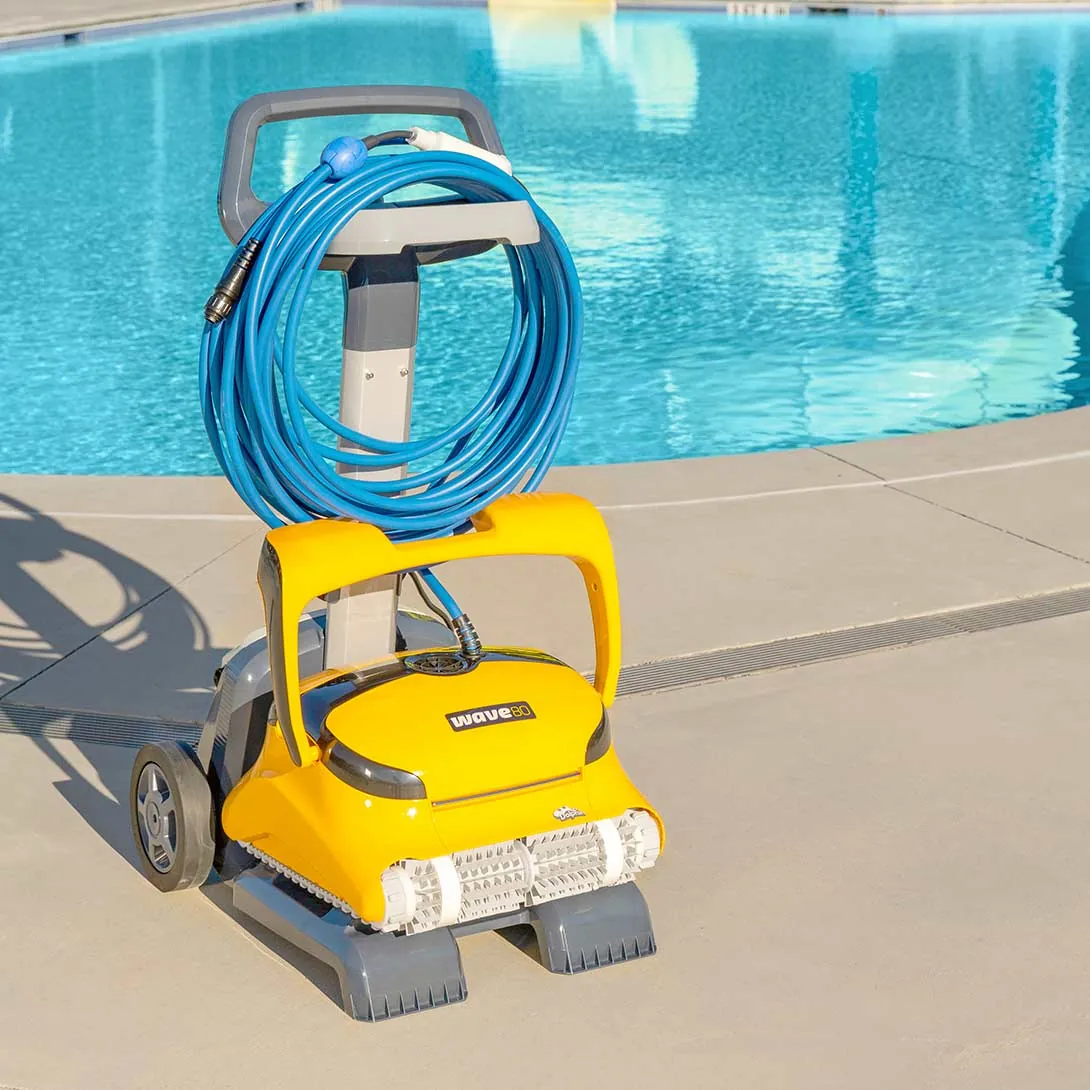 Maytronics Dolphin Wave 80 on commercial caddy